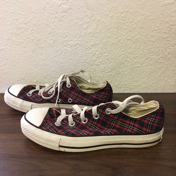 womens plaid converse sneakers